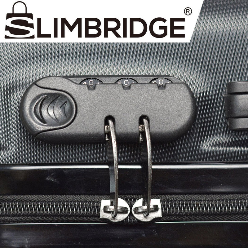 28" Luggage Sets Suitcase Blue&Black TSA Travel Hard Case Lightweight Payday Deals