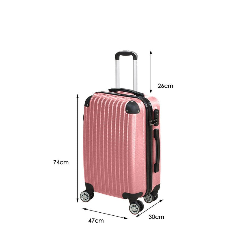 28" Slimbridge Luggage Suitcase Code Lock Hard Shell Travel Carry Bag Trolley Payday Deals