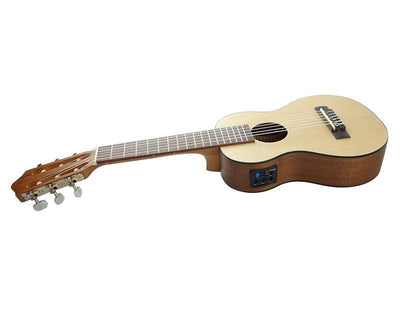28" Travel Guitar Acoustic Six String Built-In Pickup Digital Display CG100EQ Payday Deals