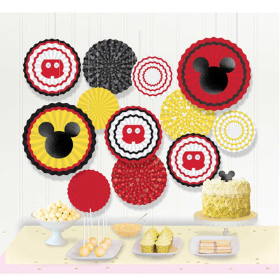 Disney Mickey Mouse Forever Paper Fans Decorating Kit