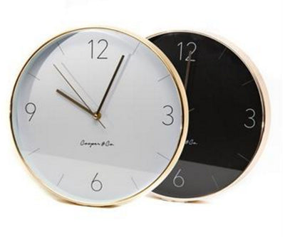 29cm Metro Wall Clock Modern Designer Minimalistic Minimal Decor HC480 Payday Deals