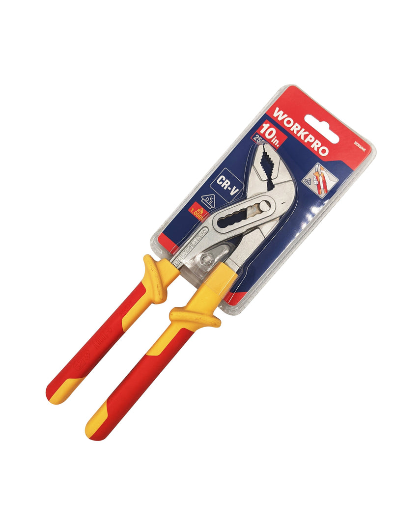 WORKPRO VDE INSULATED GROOVE JOINT PLIERS - Payday Deals