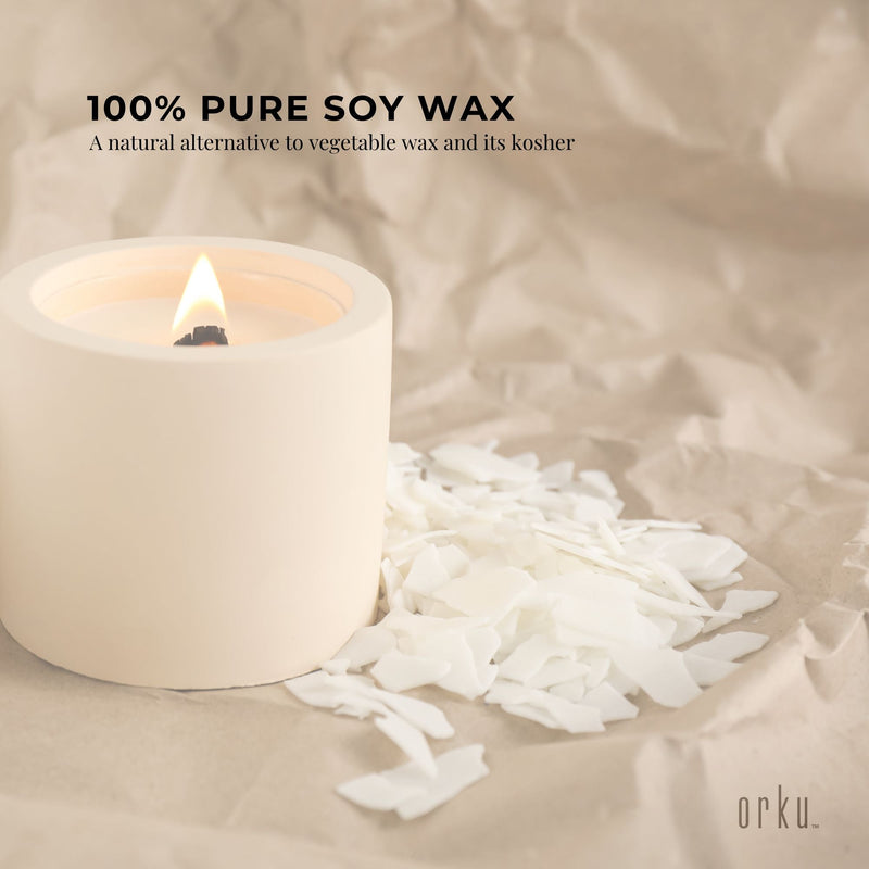 2Kg Golden 464 Soy Wax Flakes Bucket - 100% Pure Natural DIY Candle Melts Chips Payday Deals