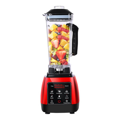 2L Commercial Blender Mixer Food Processor Kitchen Juicer Smoothie Ice Crush Red Payday Deals