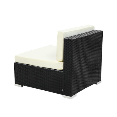 2PC Gardeon Outdoor Furniture Sofa Set Wicker Rattan Garden Lounge Chair Setting Payday Deals