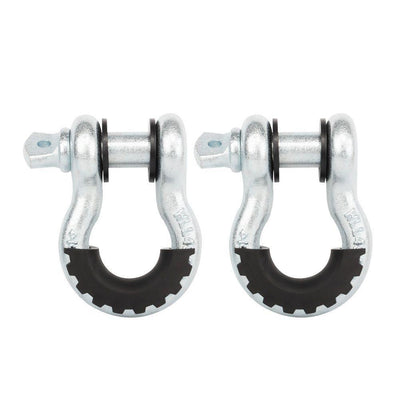 2Pieces Bow Shackle D-ring 5T 5Ton Rated 20mm Offroad Recovery Tow Car Trailer 4WD