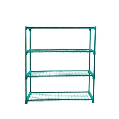 2x 4 Tier Plant Shelve Garden Greenhouse Steel Storage Shelving Frame Stand Rack Payday Deals