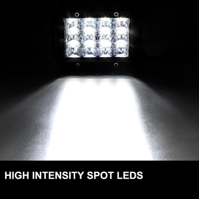 2X 4inch Philips LED Work Light Bar Spot Beam Driving Reverse 4WD Truck