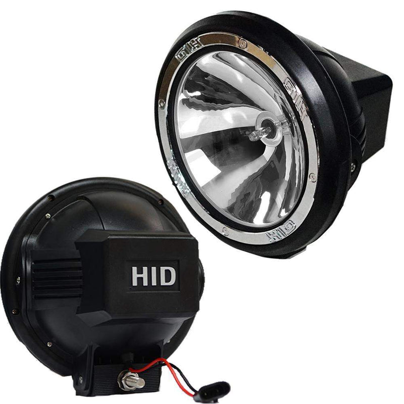 2X 7inch 100W HID Driving Lights Xenon Spotlight Offroad UTE Work Lamp 4WD 12V