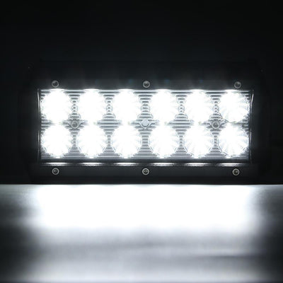 2x 7inch CREE LED Work Light Bar Flood Reverse Fog Driving Lamp Offroad 4WD