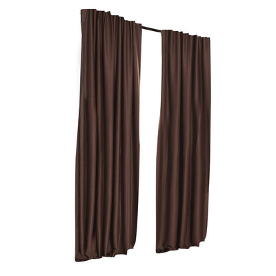 2X Blockout Curtains Curtain Blackout Bedroom 240cm x 230cm Stone Payday Deals