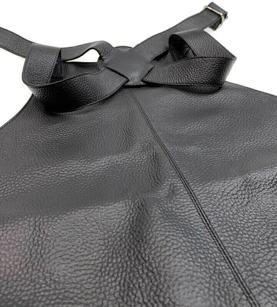 2x BUFFALO LEATHER APRON Cooking Chef Hairdresser Waterproof Durable - Black Payday Deals