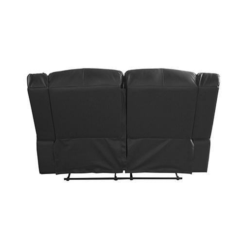 3+2 Seater Recliner Sofa In Faux Leather Lounge Couch in Black Payday Deals