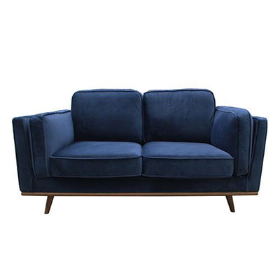 3+2 Seater Sofa BlueFabric Lounge Set for Living Room Couch with Wooden Frame Payday Deals
