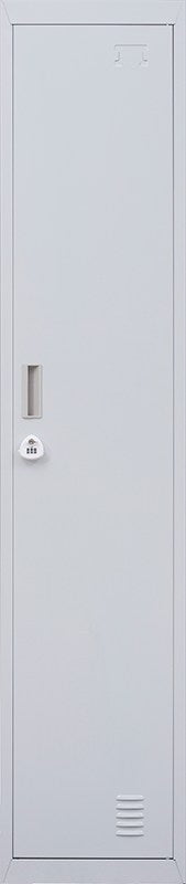 3-Digit Combination Lock One-Door Office Gym Shed Clothing Locker Cabinet Grey Payday Deals