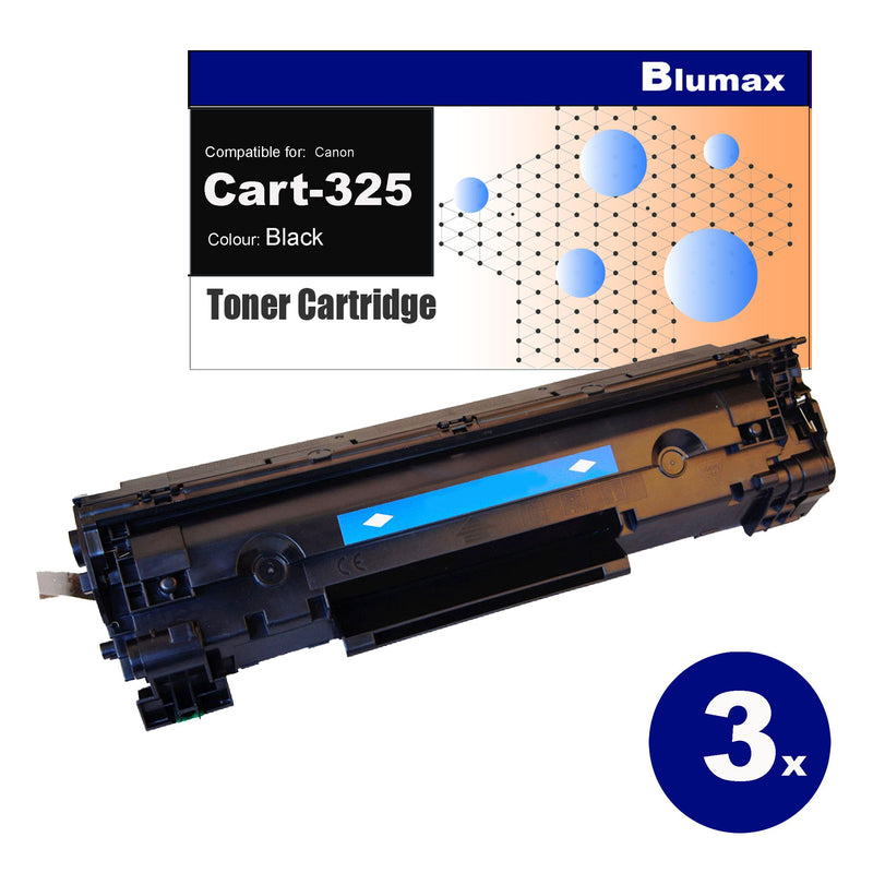 3 Pack Blumax Alternative for Canon CART-325 Black Toner Cartridges