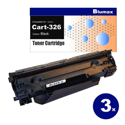 3 Pack Blumax Alternative for Canon CART-326 Black Toner Cartridges