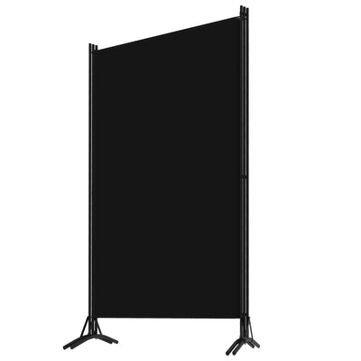 3-Panel Room Divider Black 260x180 cm Payday Deals