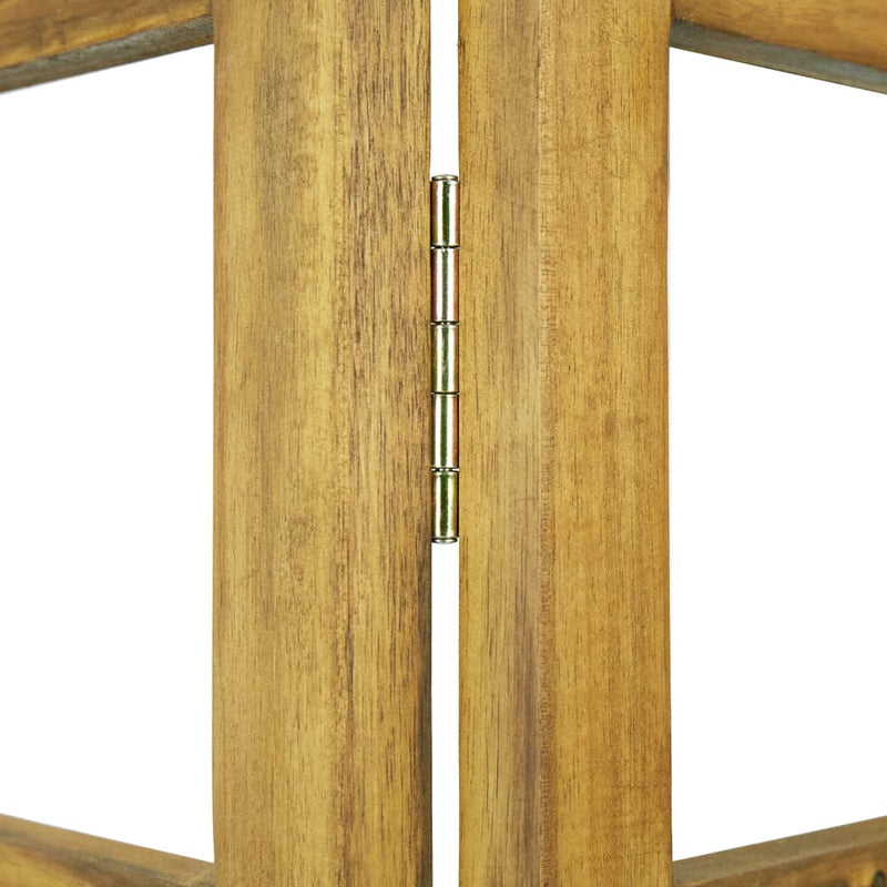 3-Panel Room Divider/Trellis Solid Acacia Wood 120x170 cm Payday Deals