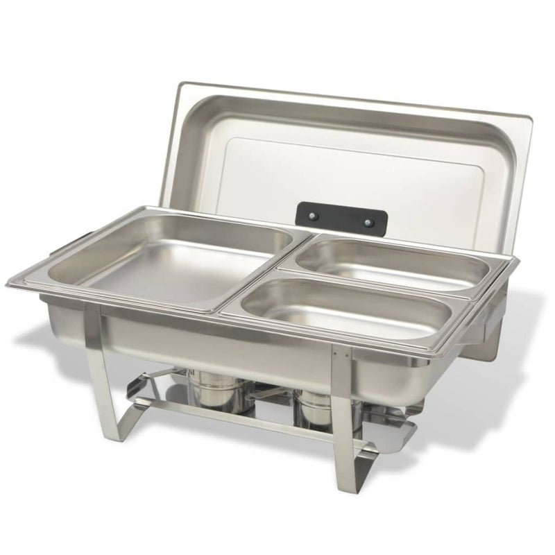 3 Piece Chafing Dish Set Stainless Steel Payday Deals