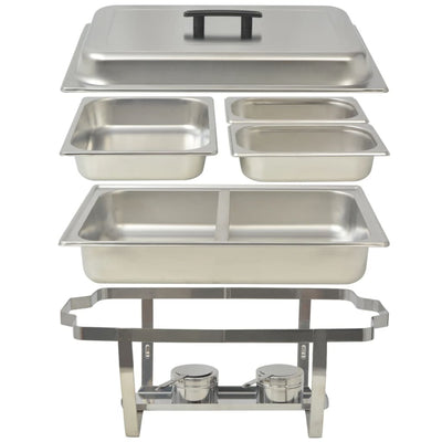 3 Piece Chafing Dish Set Stainless Steel Payday Deals
