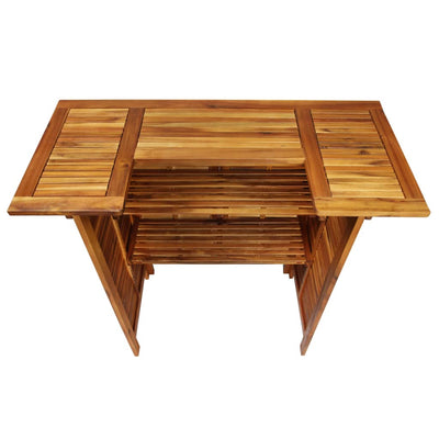 3 Piece Garden Bar Set Solid Wood Acacia Payday Deals