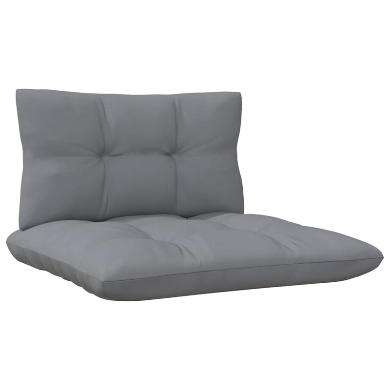 3 Piece Garden Lounge Set with Grey Cushions Solid Pinewood Payday Deals