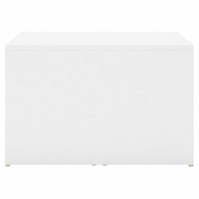 3 Piece Nesting Coffee Table Set White 60x60x38 cm Chipboard Payday Deals