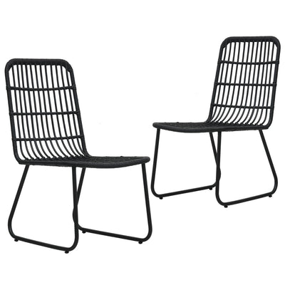 3 Piece Outdoor Dining Set Poly Rattan and Glass Payday Deals