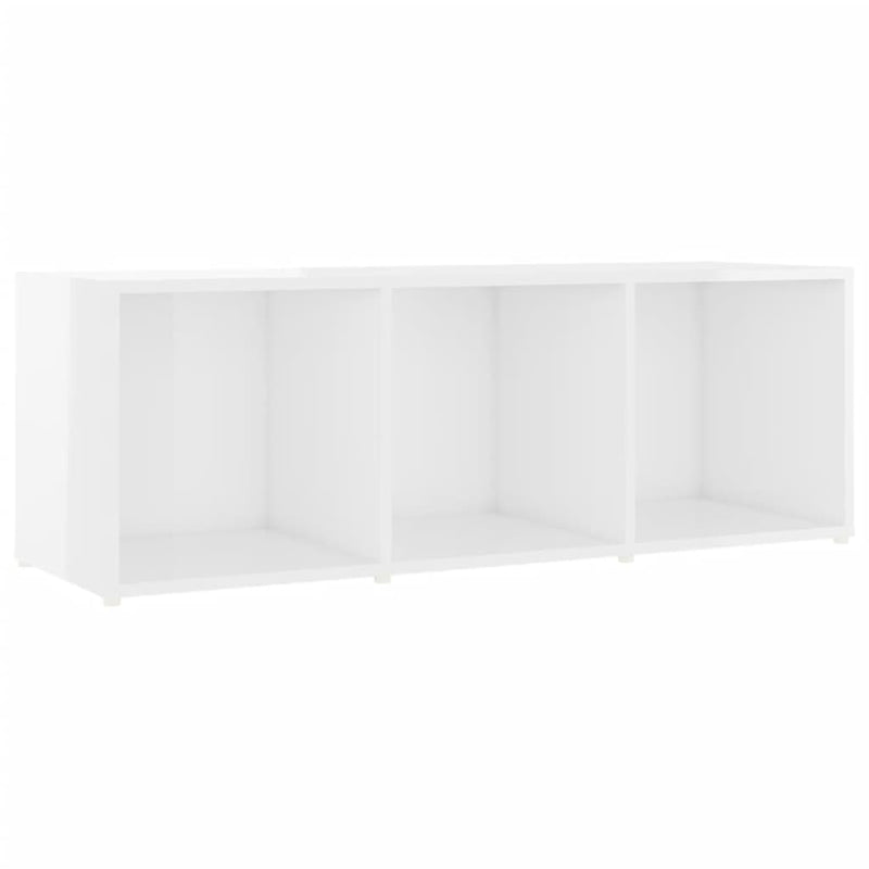 3 Piece TV Cabinet Set High Gloss White Engineered Wood Payday Deals