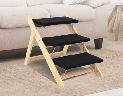 3 Steps Portable Dog Cat Pet Stairs Payday Deals