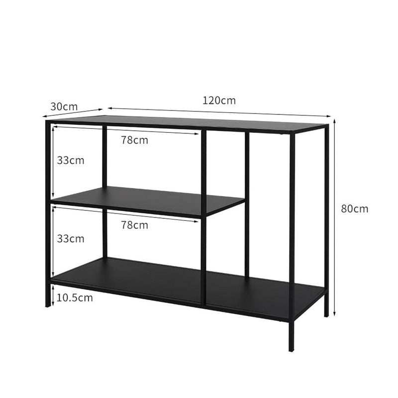 3-Tier Console Table Office Furniture Desk Hallway Side Entry Hall Display Shelf Payday Deals