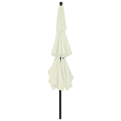 3-Tier Parasol with Aluminium Pole Sand 3.5 m Payday Deals