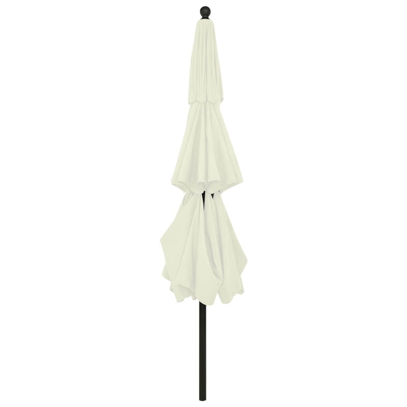 3-Tier Parasol with Aluminium Pole Sand 3.5 m Payday Deals