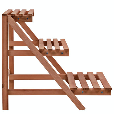 3-Tier Plant Stand Cedar Wood 48x45x40 cm Payday Deals