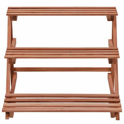 3-Tier Plant Stand Cedar Wood 48x45x40 cm Payday Deals