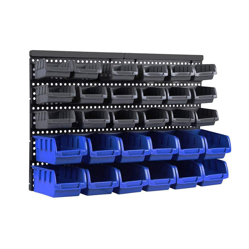 30 Tool Storage Bins Tool box Wall Mounted Organiser Parts Garage Workshop Boxes Payday Deals