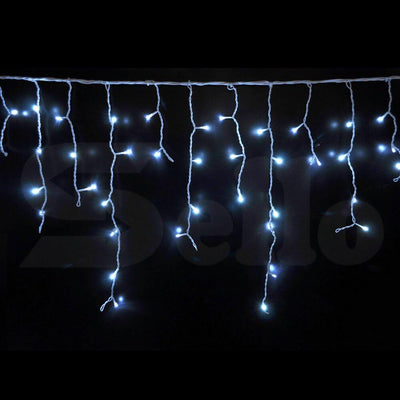 300 LED Curtain Fairy String Lights Wedding Outdoor Xmas Party Lights Cool White Payday Deals