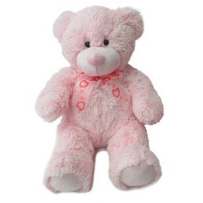 Soft Toys Huggable Teddy Bear Stuffed Toy Pink 35cm