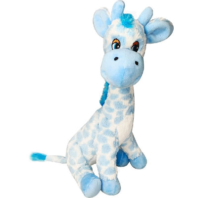 Teddy And Friends Blue Gerry Giraffe 33cm Stuffed Toy