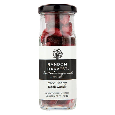 Random Harvest Choc Cherry Rock Candy 170g