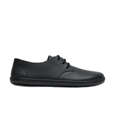 Vivobarefoot Men's RA III Obsidian Oxford Leather Shoes - Black