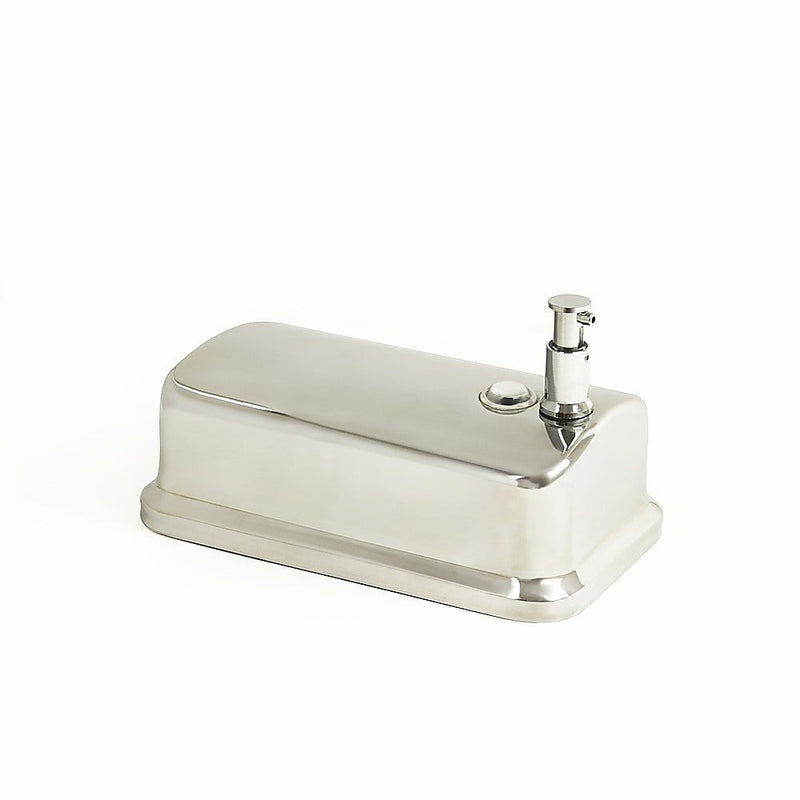 304 Stainless Steel Commercial Liquid Soap Hand Sanitiser Dispenser Wall Mount Bathroom Kitchen Office Hospital Restaurant 1000ml Payday Deals