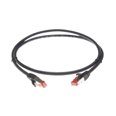 30m Cat 6A S/FTP LSZH Ethernet Network Cable. Black