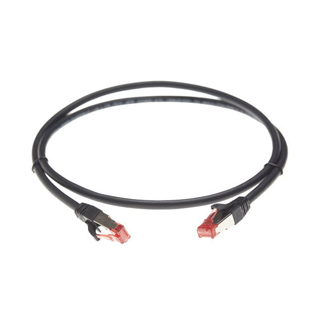 30m Cat 6A S/FTP LSZH Ethernet Network Cable. Black Payday Deals