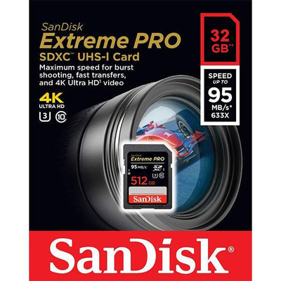 SanDisk 32GB Extreme PRO UHS-I SDHC Memory Card (V30) 95mb/s  SDSDXXG-032G-GN4IN Payday Deals