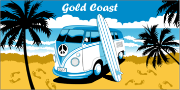 36 x Surfing Gold Coast Beach Towel Payday Deals