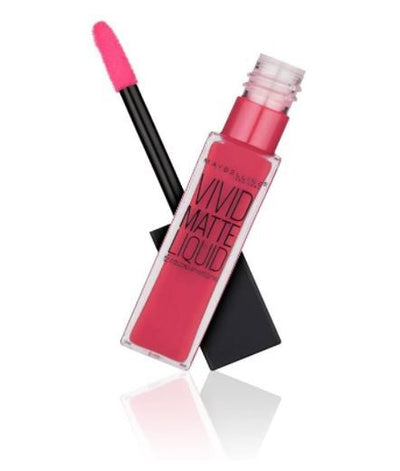 Maybelline Color Sensational Vivid Matte Liquid - 35 Rebel Red - Matte Lipstick lip gloss
