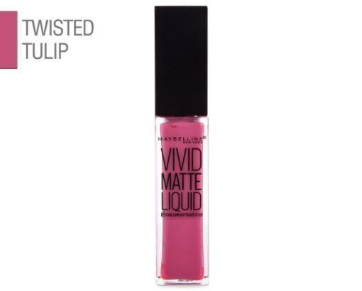 Maybelline 8ml Color Sensational Vivid Matte Liquid Lipstick - Twisted Tulip 