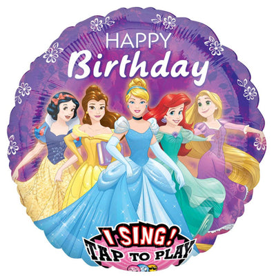 Disney Princess Happy Birthday Sing-A-Tune Foil Balloon